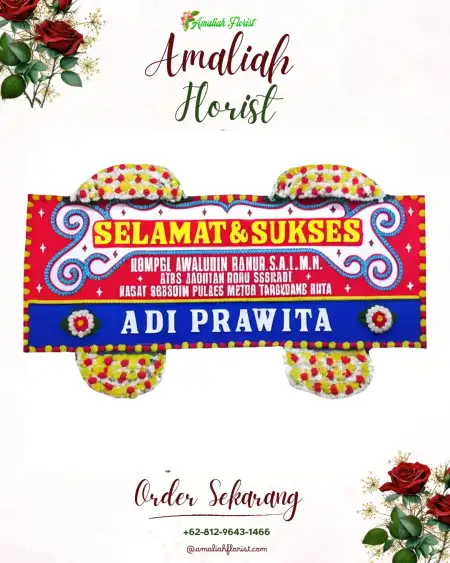 Papan Bunga Ucapan Selamat Cilimusari